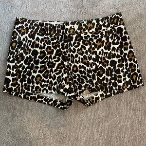 Leopard J Crew Shorts